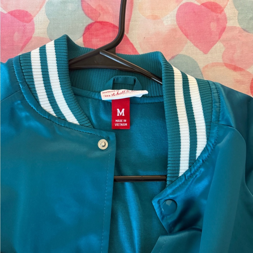 Mitchell & Ness Teal Jacksonville Jaguars Jacket